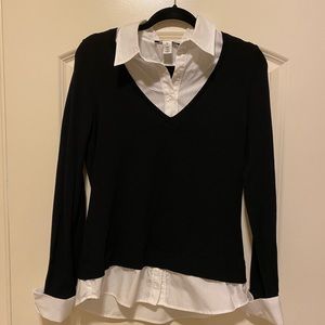 White House Black Market Sweater w/blouse